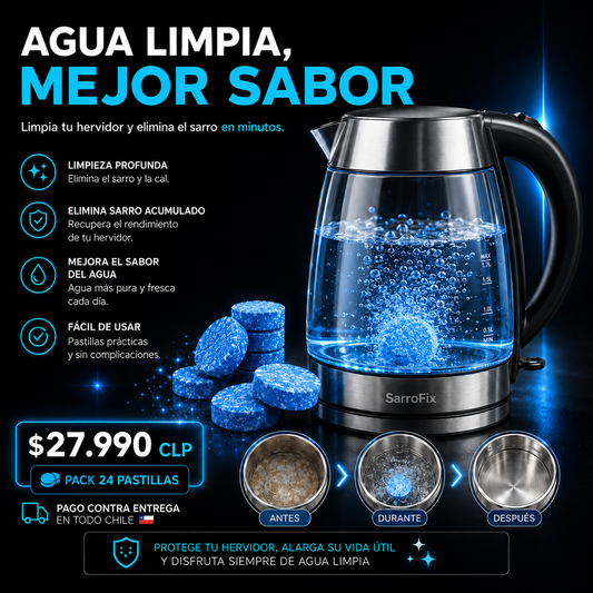 SarroFix™ – Limpieza Profunda para Hervidores