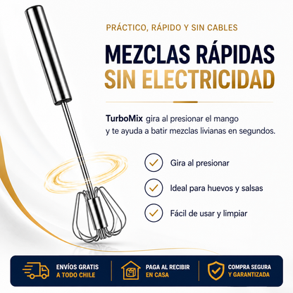 TurboMix™ – Batidor Automático Manual