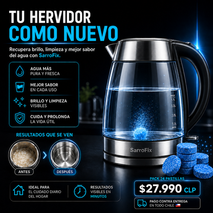 SarroFix™ – Limpieza Profunda para Hervidores