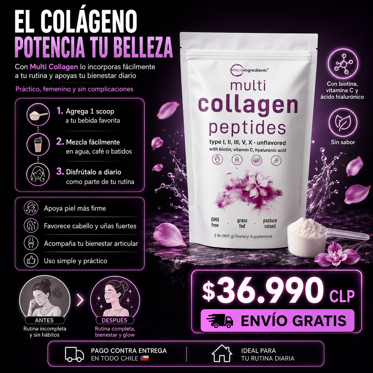Colágeno BellaVital™ Belleza y bienestar para mujeres