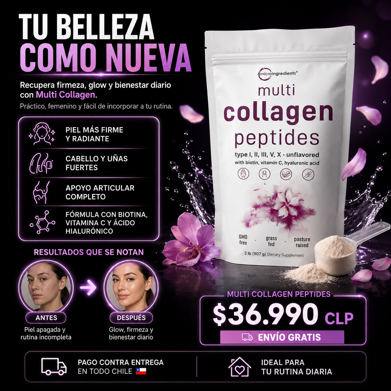 Colágeno BellaVital™ Belleza y bienestar para mujeres